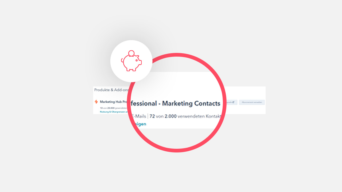 Marketingkontakt-Status spart Lizenzkosten für HubSpot